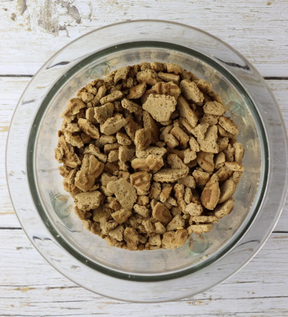 step 4 - speculoos cookie chunks